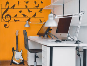 מדבקה - ציפורי זמר