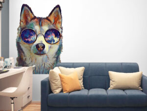 מדבקה - קול האסקי