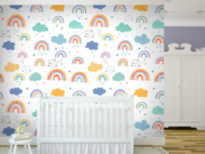 טפט - קשתות ועננים