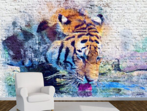 טפט - טיגריס גרפיטי