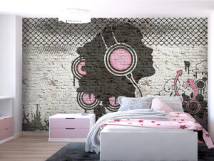 טפט - גרפיטי מוזיקלי ורוד