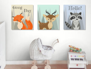 סט מדבקות - שלוש חיות מתוקות