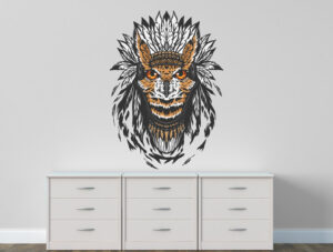 מדבקה - ינשוף מעוצב