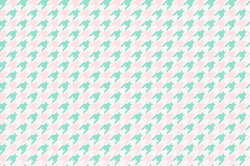 טפט - עיצוב צורות בגווני ורוד ירוק