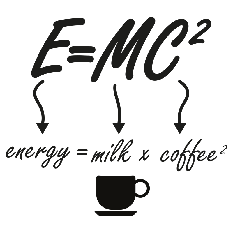 מדבקה - E=MC²