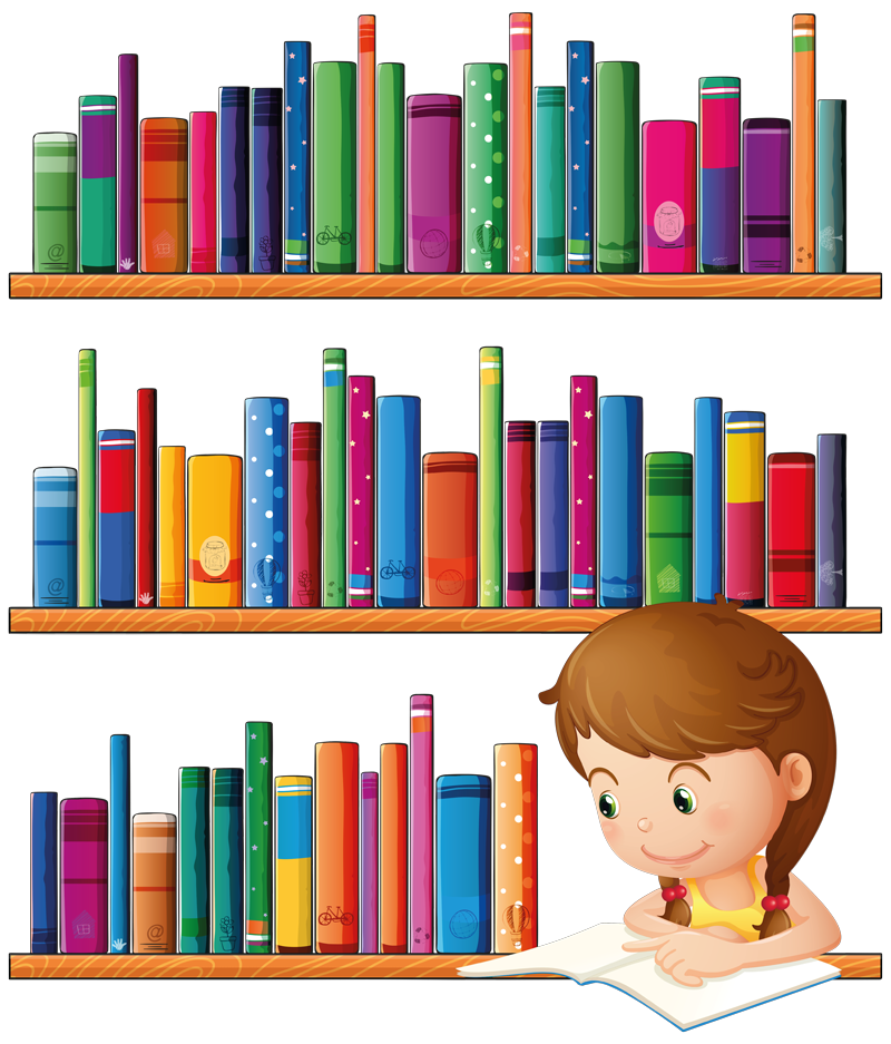 מדבקה - פינת ספרים