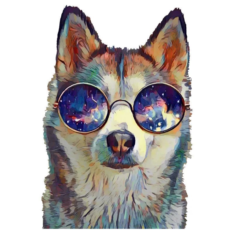 מדבקה - קול האסקי