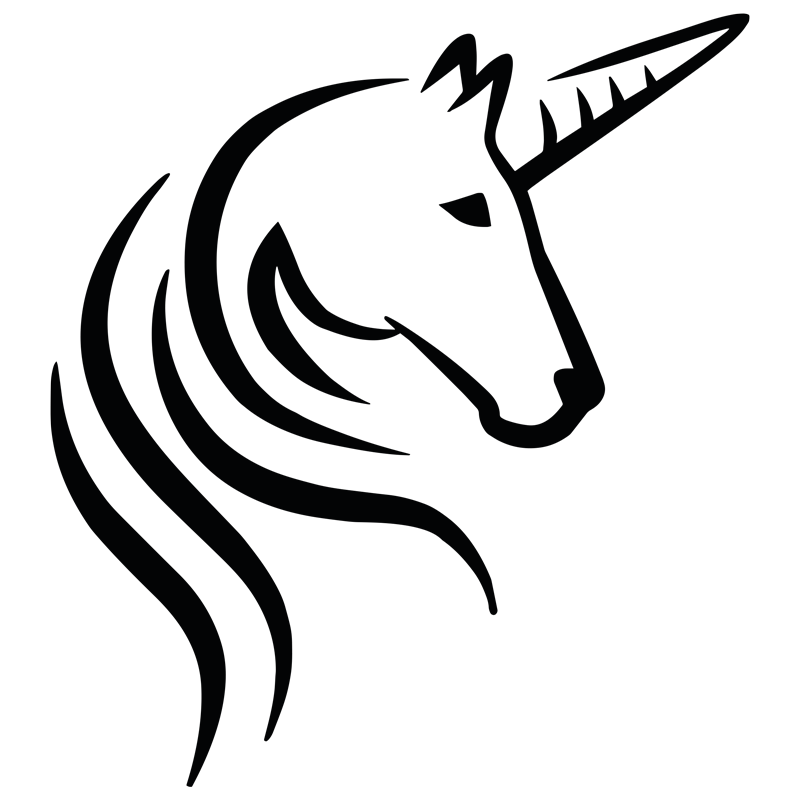 מדבקה - חד קרן