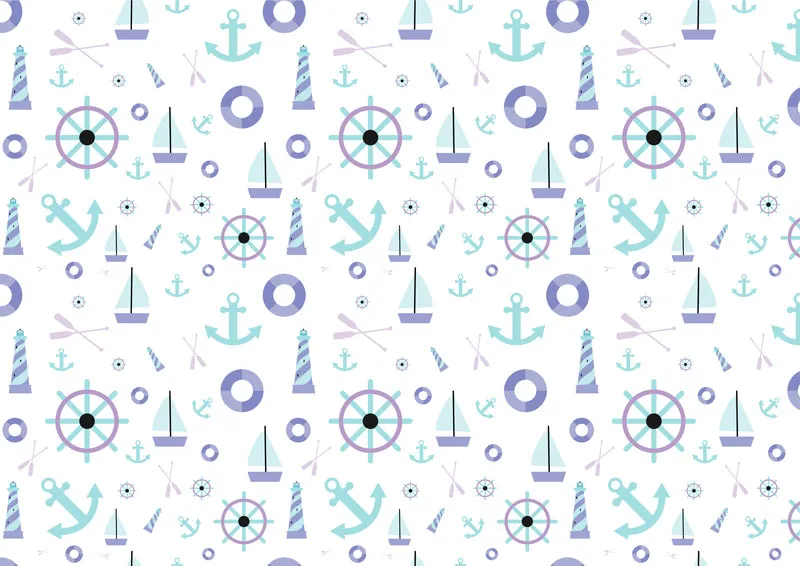 טפט - עיצובי ים סגול טורקיז