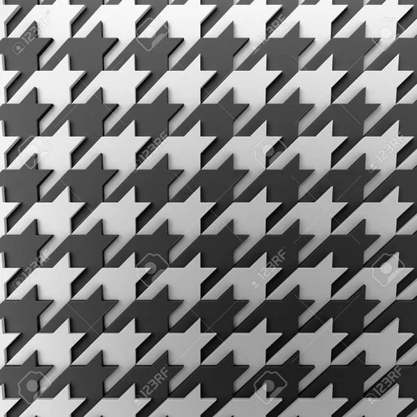 טפט - עיצוב צורות שחור לבן