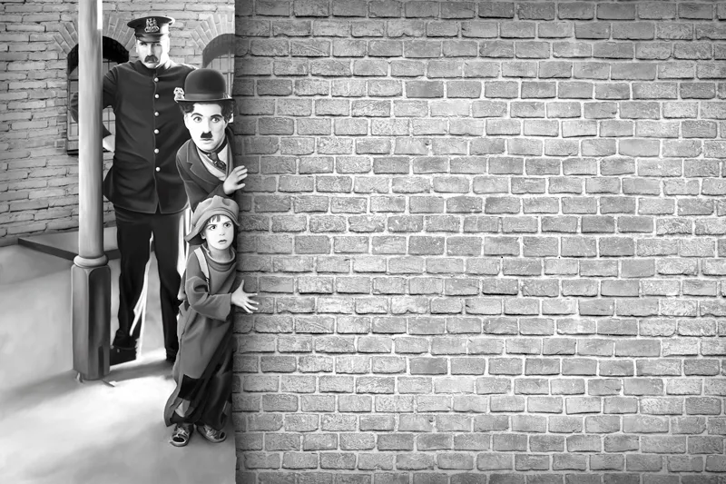 טפט - צ'רלי צ'פלין והילד