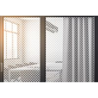 מדבקה לזכוכית - צורות יהלומים חלביים