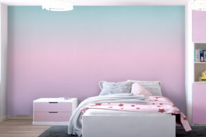 מדבקת טפט - פייד ורוד סגול תכלת