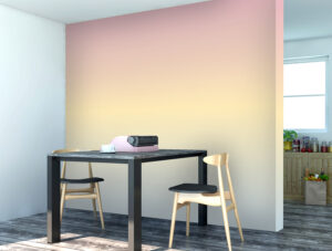 מדבקת טפט - פייד אדום צהוב תכלת