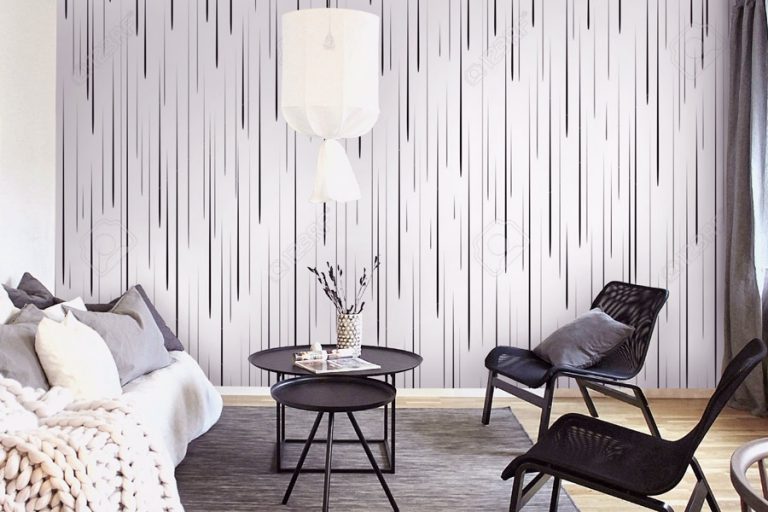 מדבקת טפט - טיפות שחורות