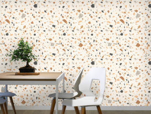 מדבקת טפט - עיצוב מרצפת גוון בהיר