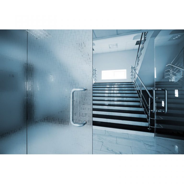 מדבקה לזכוכית - חריצים חלביים