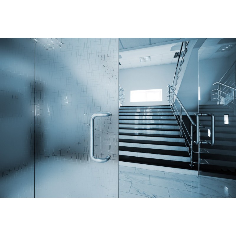 מדבקה לזכוכית - חריצים חלביים