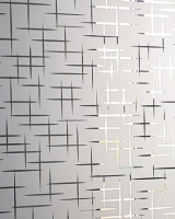 מדבקה לזכוכית - חריצים חלביים