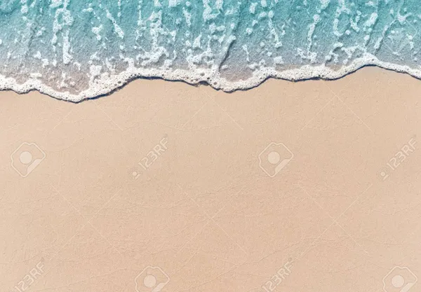 מדבקת טפט - גלים בחוף