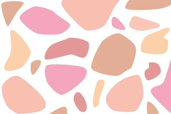 מדבקת טפט - כתמים בגוווני כתום ורוד