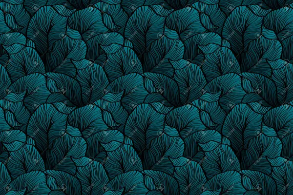 מדבקת טפט | עלי יער מעוצבים