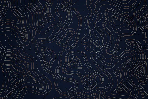 מדבקת טפט - צורות מעוצבות פסי זהב