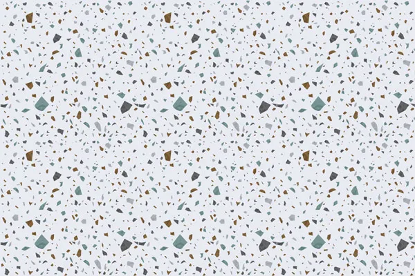 מדבקת טפט - עיצוב מרצפת גווני ירוק חום