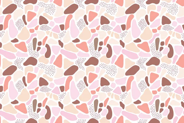 מדבקת טפט - כתמים צבעוניים ורוד כתום