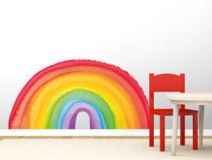 מדבקה - קשת בענן