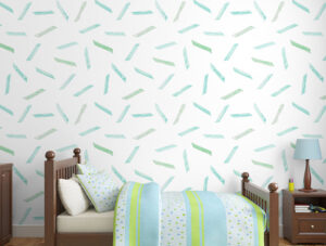 טפט - צורות מעוצבות הגווני טורקיז