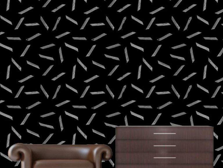 טפט - צורות מעוצבות הגווני שחור לבן
