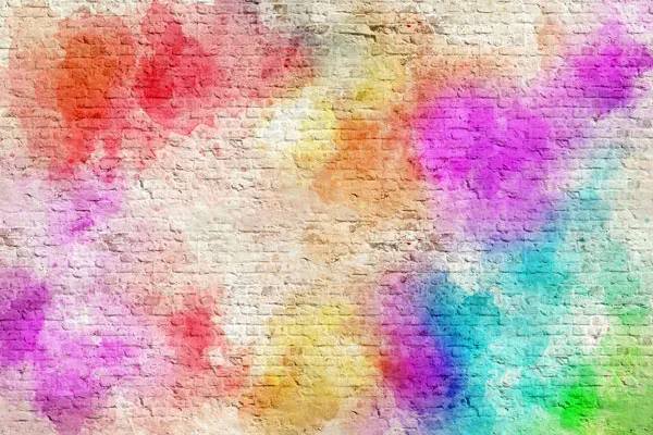 טפט - כתמים צבעוניים