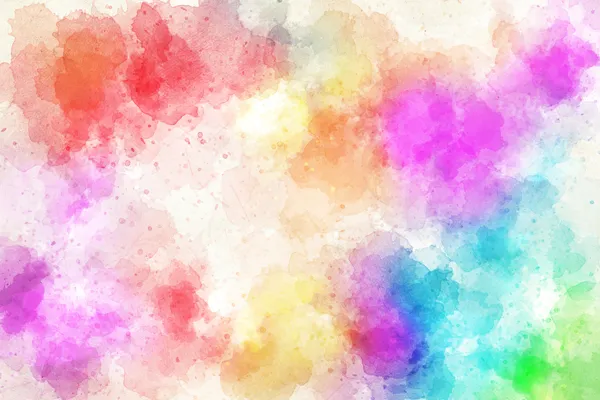 טפט - כתמים צבעוניים בצבעי מים