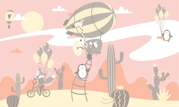 טפט - חיות מעופפות במדבר כתום