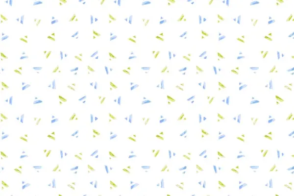 טפט - צורות משולשים כחול צהוב