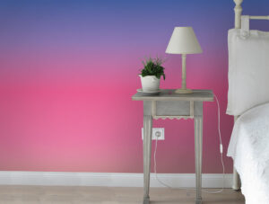 מדבקת טפט - גרדיאנט שקיעה ורודה