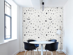 מדבקת טפט - עיצוב טרצו גווני אפור