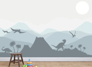 טפט - דינוזאורים והר געש כחול