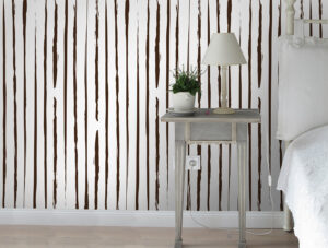 טפט - צבע שחור על רקע לבן