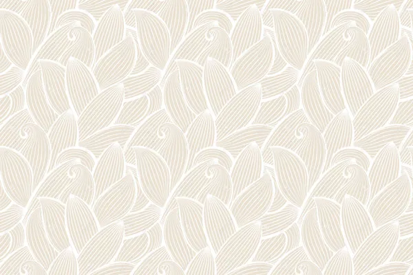 מדבקת טפט - עלים מעוצבים בהירים