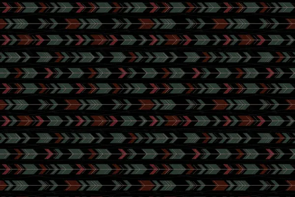 מדבקת טפט - עיצוב ריקמה כהה - שחור ירוק אדום