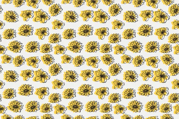 טפט - חמניות צהובות