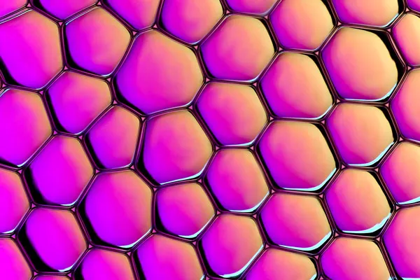 טפט - צורות בועות ורודות