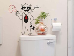 מדבקת קיר - ניקולס הדביבון הריחני