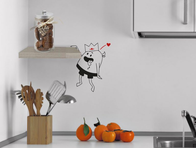 מדבקת קיר - טים השובב גנב עוגיות