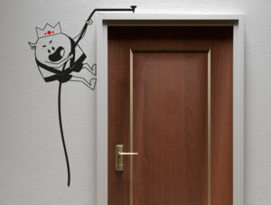 מדבקת קיר | טים השובב עושה סנפלינג