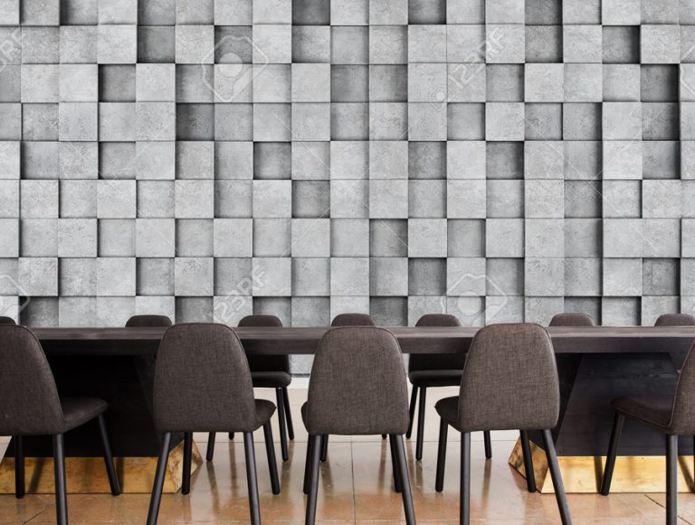 טפט | בריקים בטון מסודרים תלת מימד