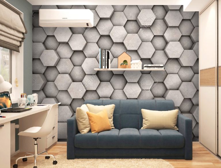 טפט | משושים מבטון תלת מימד