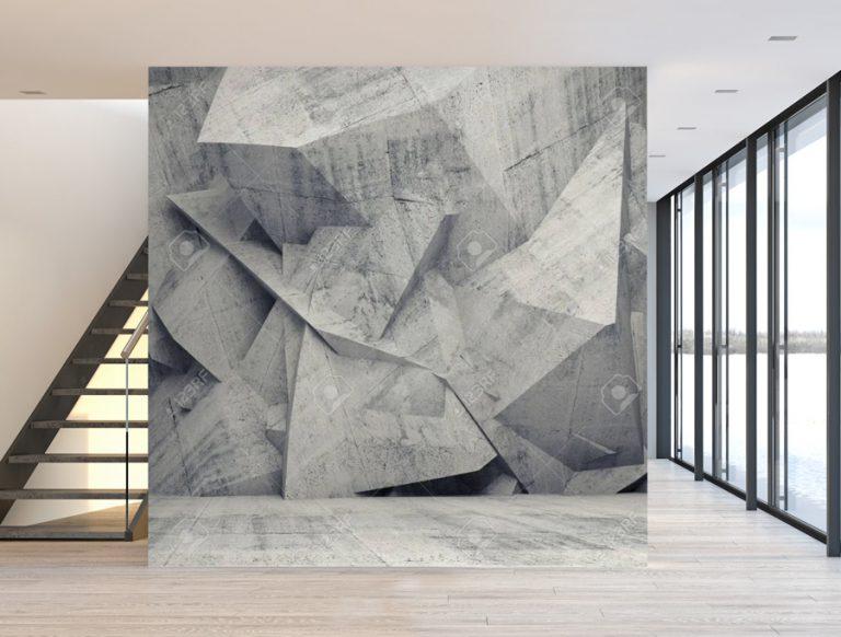 טפט | צורות בטון אפורות